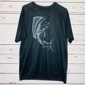 Paragon Men’s Fishing Outdoor Performance Shirt Size Large Black